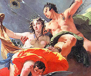 Giovanni Battista Tiepolo, The Triumph of Zephyr and Flora, 1734-35, oil on canvas, Museo del Settecento Veneziano di Ca' Rezzonico, Venice