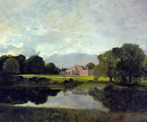 John Constable, Malvern Hall, 1809, oil on canvas, Tate Gallery, London